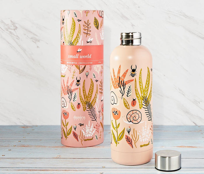 Small World Stainless Steel Water Bottle