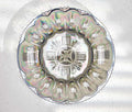Vintage Smokey Carnival Federal Glass Egg Dish - lollygag