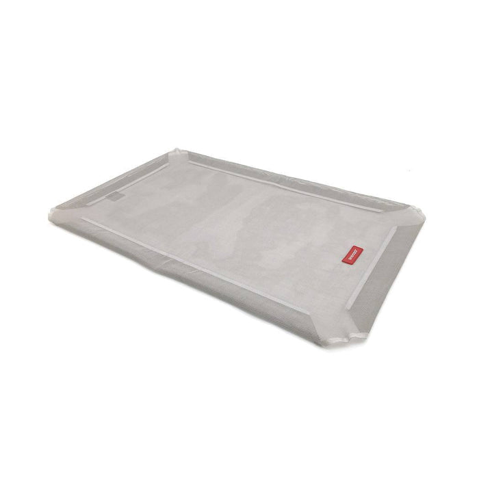 Snooza Flea-Free Raised Dog Bed Grey Replacement Cover Medium-Habitat Pet Supplies
