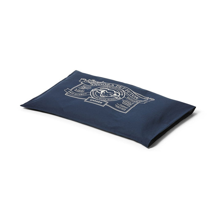 Snooza Organic Pet Futon Blue Dog Bed Mighty