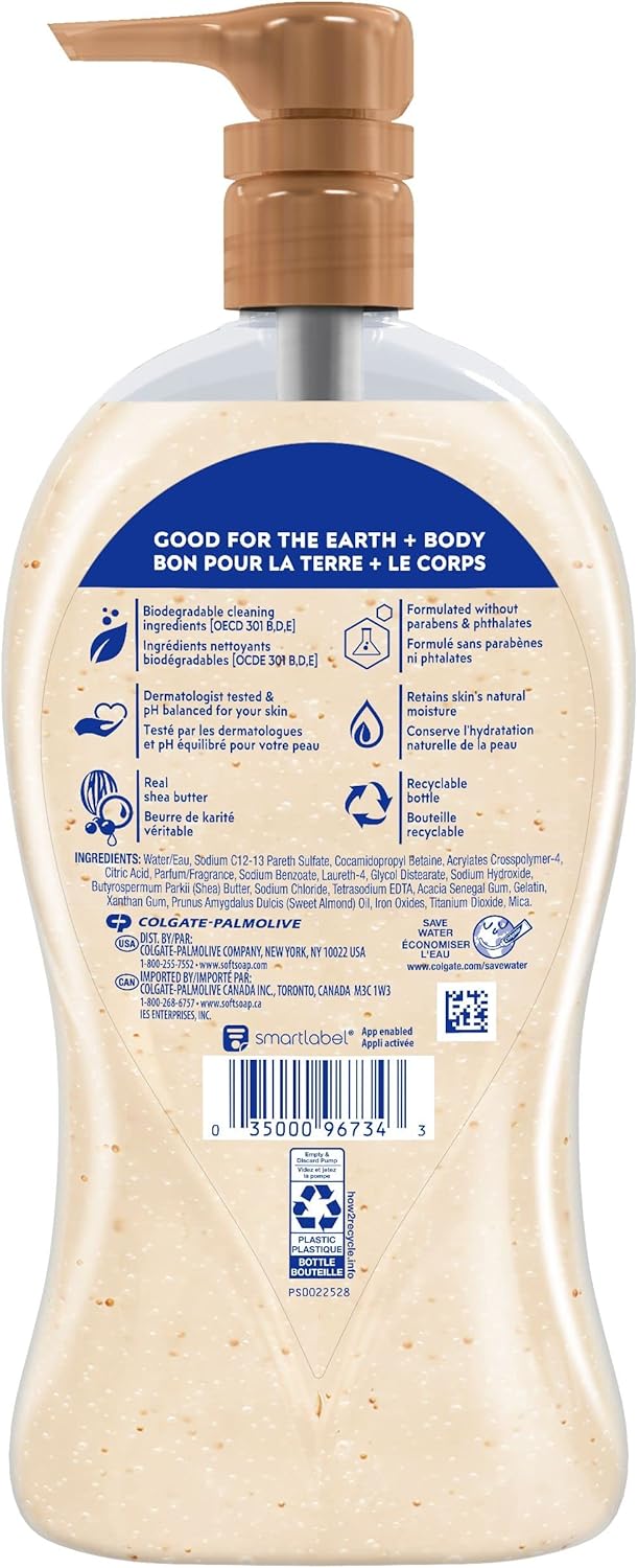 Softsoap Moisturizing Body Wash, Shea & Almond Oil (2-Pack)