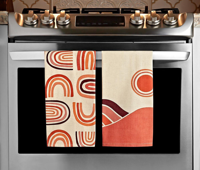 Danica Studio Solstice/ Retro Rainbow Kitchen Towel Set - Lollygag