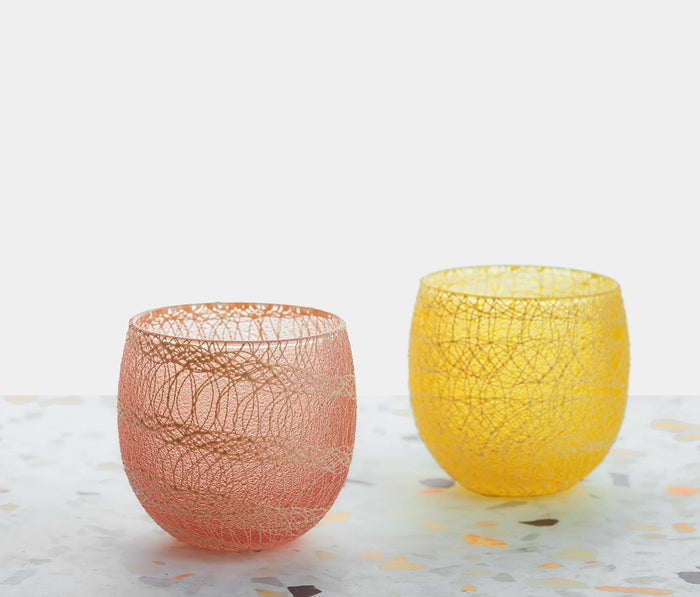 Vintage Spaghetti String Glass