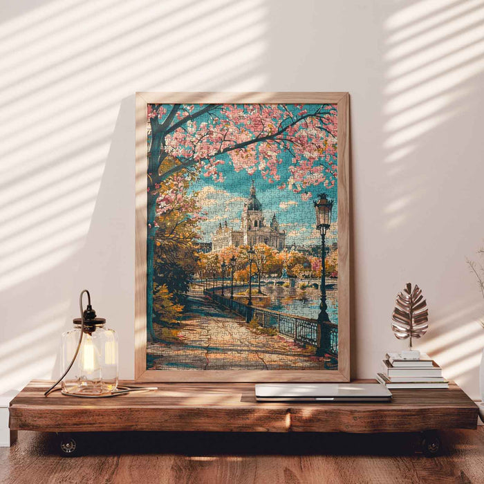 Spring Cathedral Walk Jigsaw Puzzle