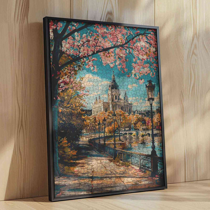 Spring Cathedral Walk Jigsaw Puzzle
