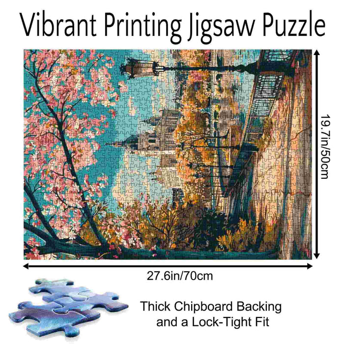 Spring Cathedral Walk Jigsaw Puzzle