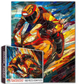 Stained Glass Speedster Jigsaw Puzzle