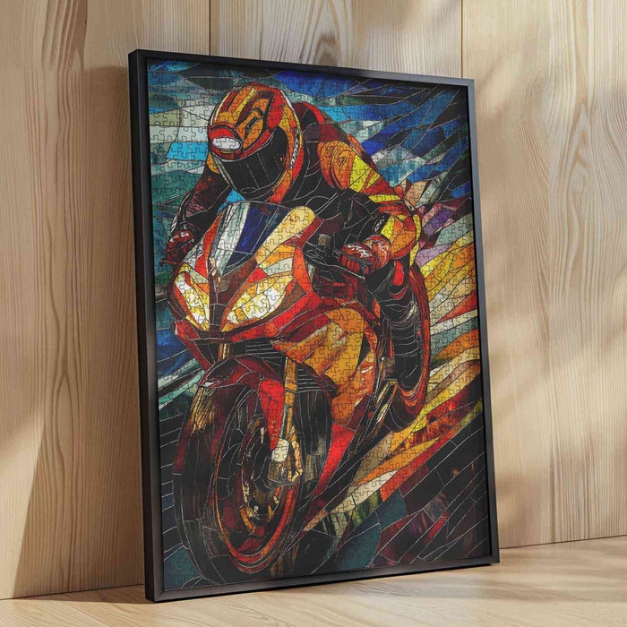 Stained Glass Speedster Jigsaw Puzzle