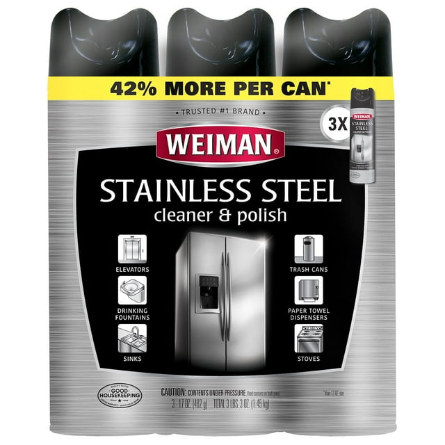 Stainless Steel Cleaner in Kenya - Weiman Appliance Polish, 3 Pack