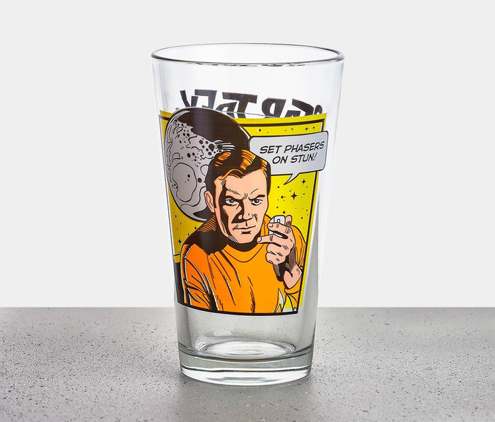 Star Trek Kirk Collector Vintage Glass