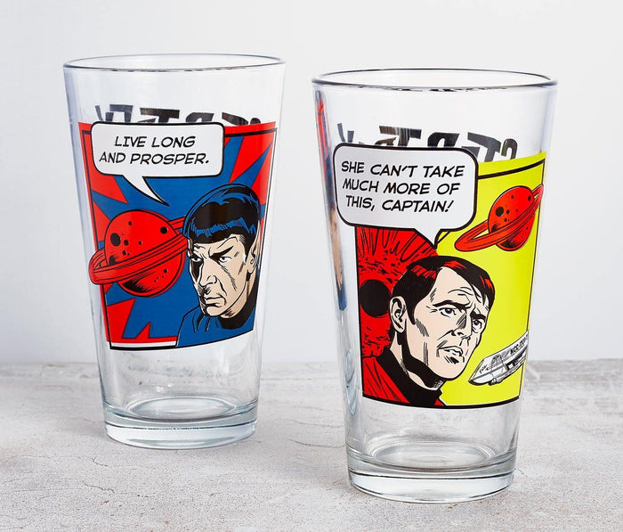 Star Trek Dr Montgomery Scott Vintage Glass