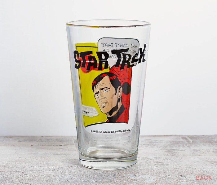Star Trek Dr Montgomery Scott Vintage Glass
