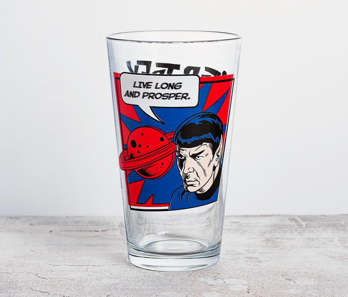 Star Trek Spock Vintage Glass