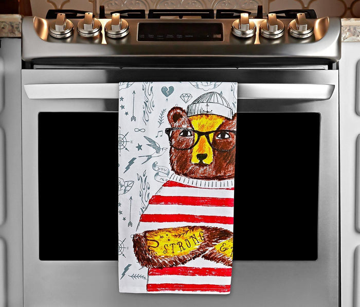 Danica Studio Strong & Free Artisan Kitchen towel - Lollygag