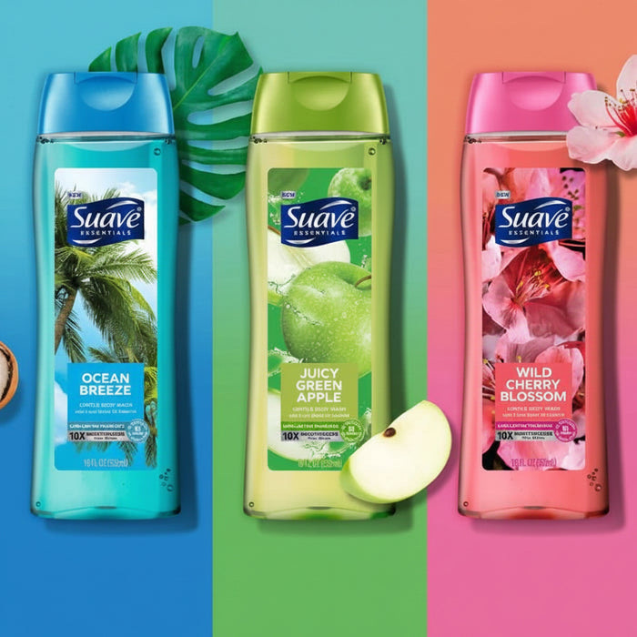 Suave Body Wash in Kenya - 3 Pack Assorted Scents