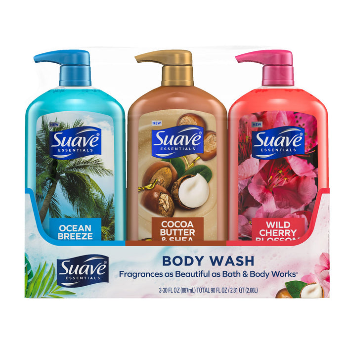 Suave Body Wash in Kenya - Family Value 3 Pack