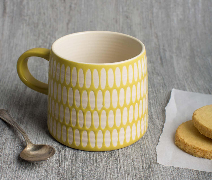 Danica Studio Sunshine Ochre Imprint Mug Set - lollygag