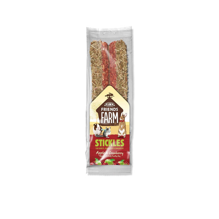 Supreme Tiny Friends Farm Stickles Apple and Cranberry Treats 100g-Habitat Pet Supplies