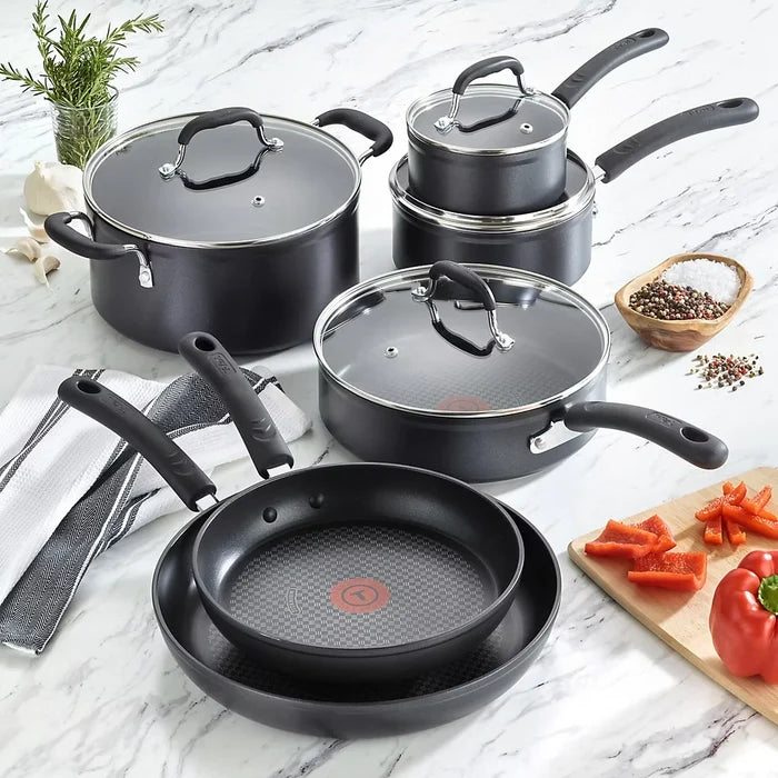 T-fal 10-Piece Forged Non-Stick Cookware Set