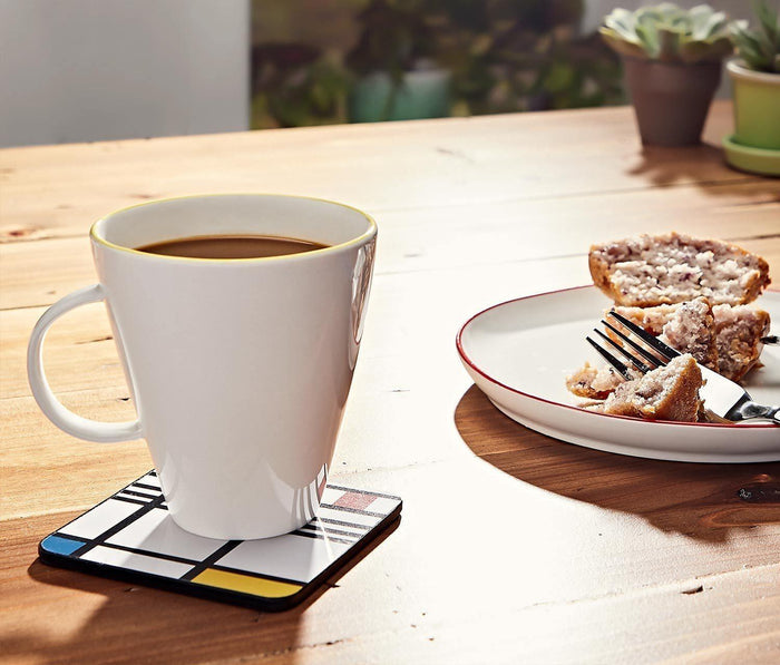 Tableau Yellow Rim Mug Set - Lollygag