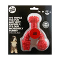 TastyBone Dog Toy Nylon Trio Beef Bone for Small Dogs-Habitat Pet Supplies
