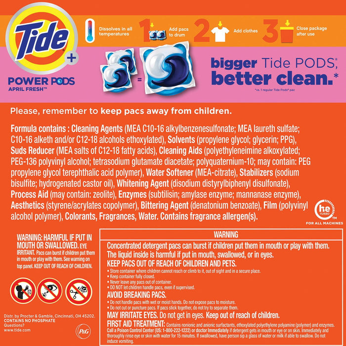 Tide PODS with Downy Soft Boosters, April Fresh Scent