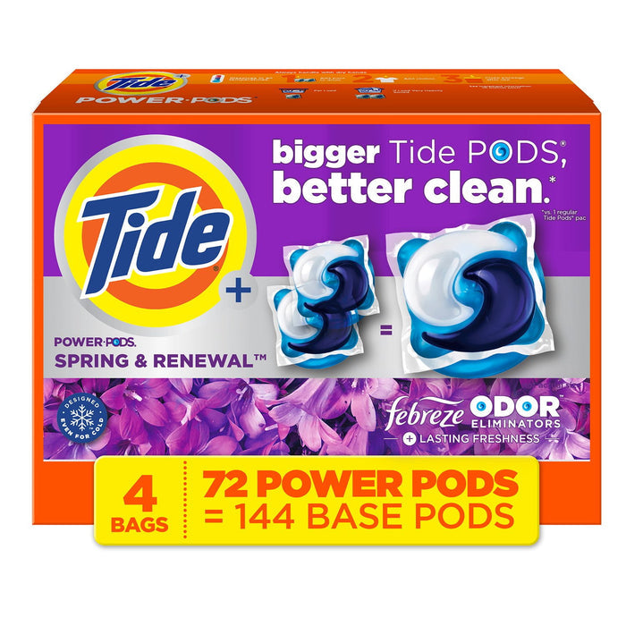 Tide PODS with Febreze Odor Eliminator Detergent