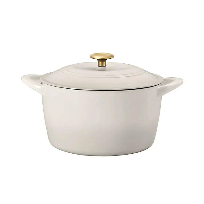 Tramontina 7 Qt Enameled Cast Iron Dutch Oven, Spruce - Detail 5