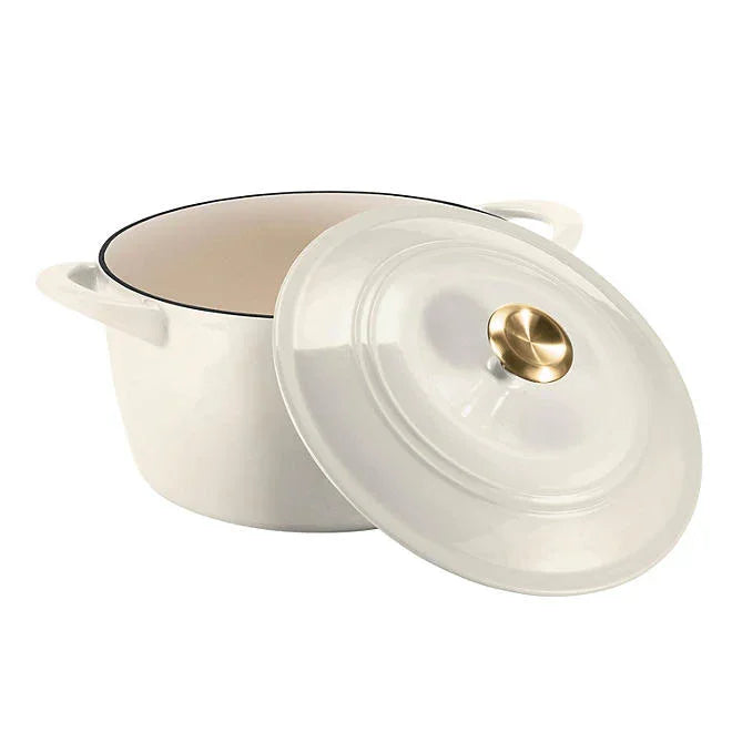 Tramontina 7 Qt Enameled Cast Iron Dutch Oven, Spruce - Detail 6