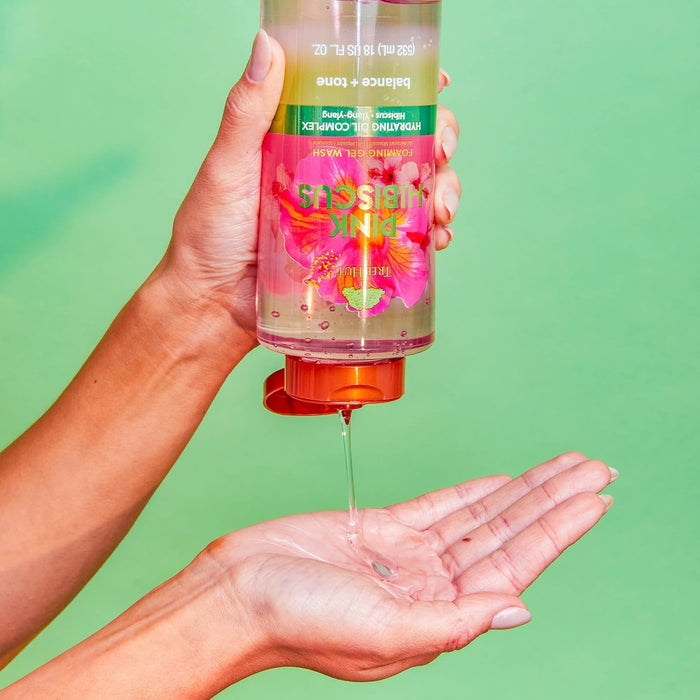 Tree Hut Pink Hibiscus Foaming Body Wash (2 Pack)