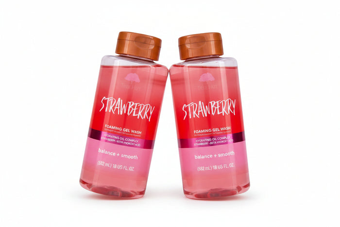 Tree Hut Strawberry Foaming Gel Body Wash (2 pack)