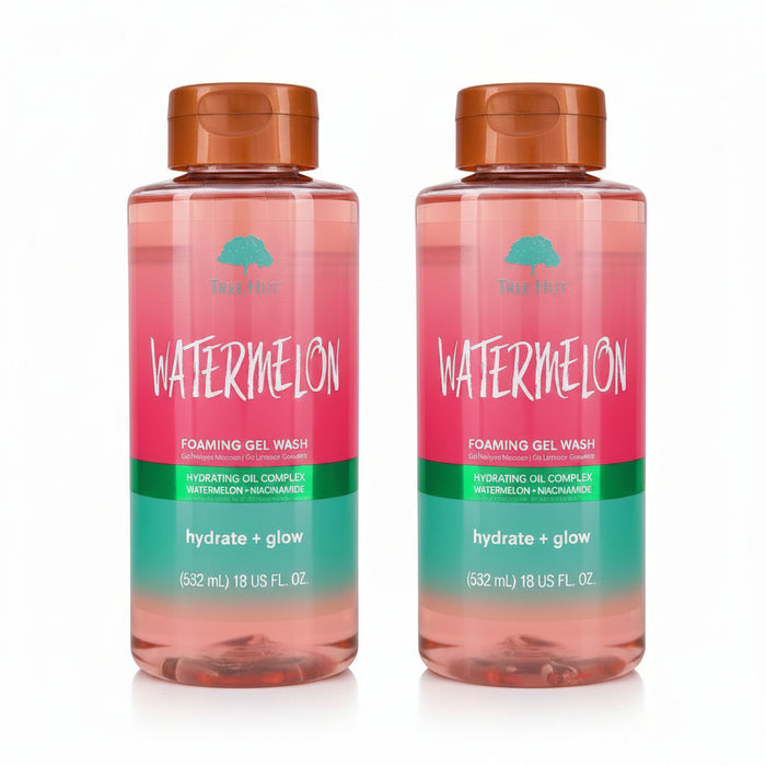 Tree Hut Watermelon Foaming Body Wash (2 Pack)
