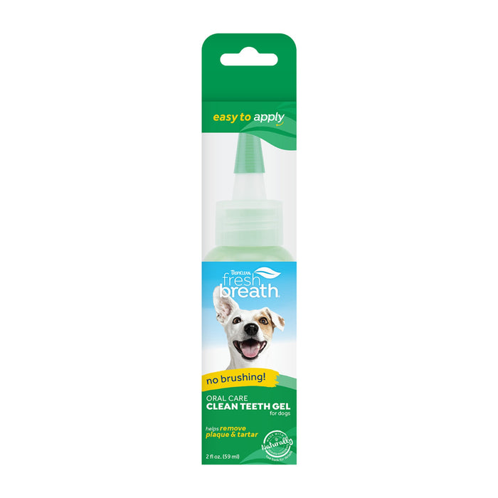 Tropiclean Fresh Breath Clean Teeth Gel 59ml-Habitat Pet Supplies