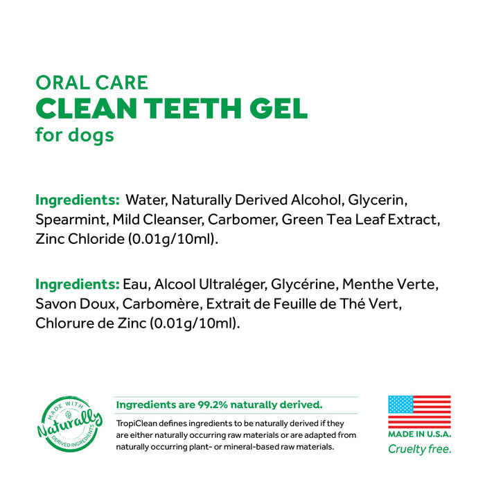 Tropiclean Fresh Breath Clean Teeth Gel 59ml