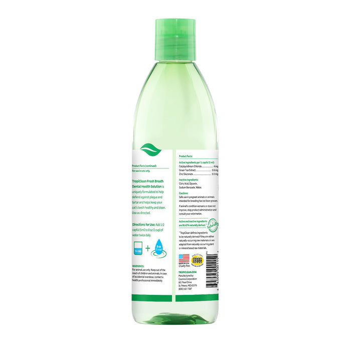 Tropiclean Fresh Breath Water Additive for Cats 473ml