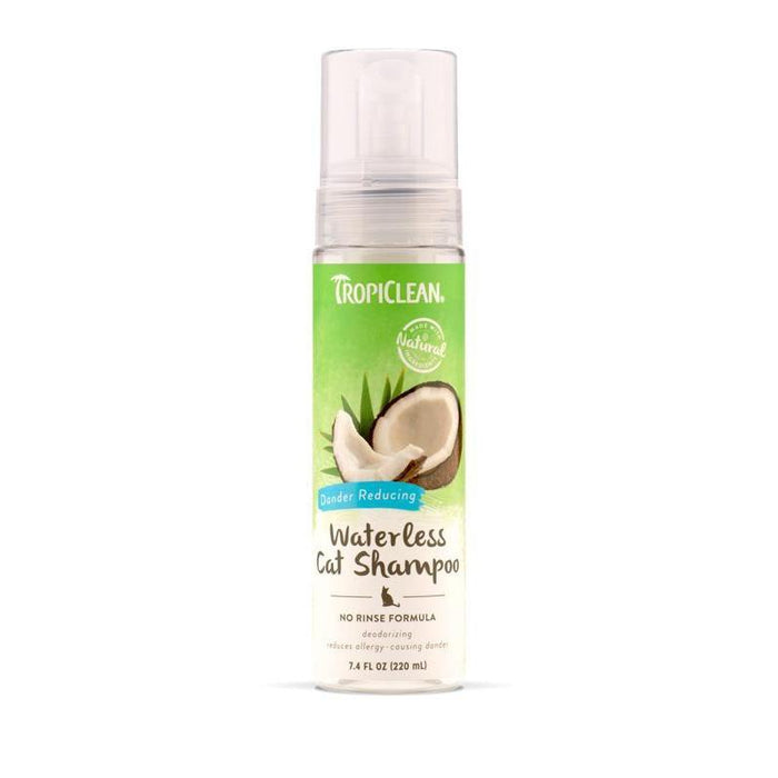 Tropiclean Waterless Dandruff Shampoo for Cats 220ml-Habitat Pet Supplies