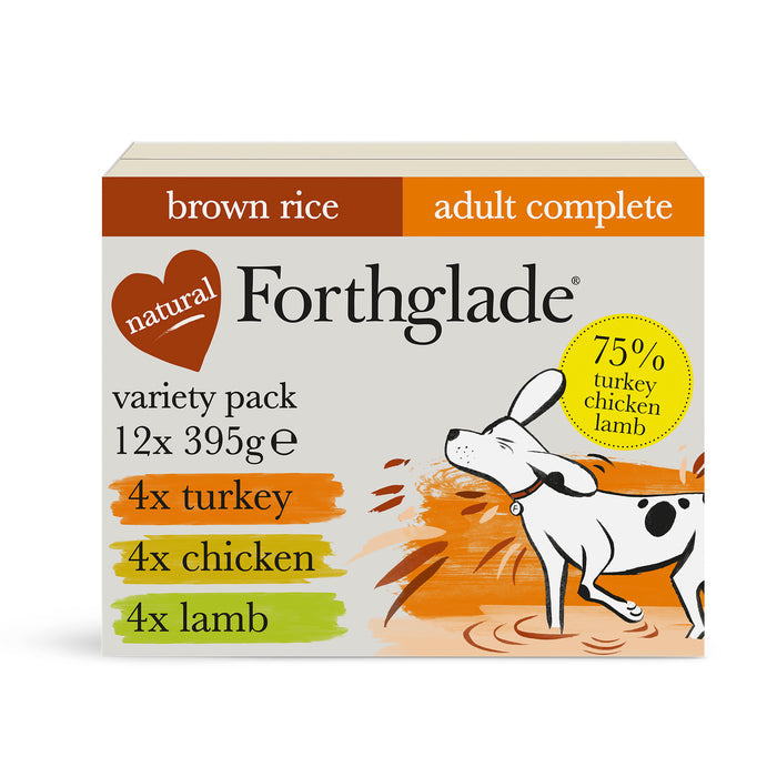 Turkey, Lamb & Chicken Wet Dog Food Variety Pack