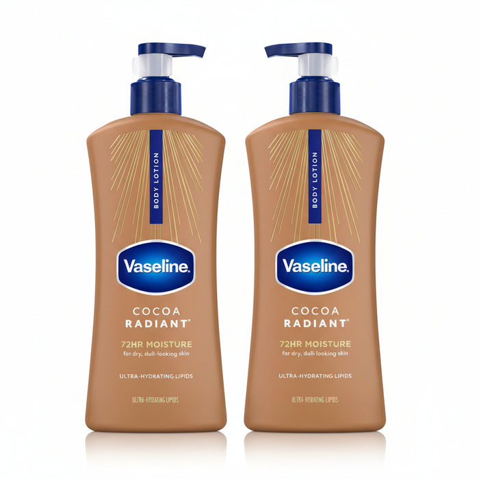 Vaseline Intensive Care Cocoa Radiant Body Lotion, 2 pk
