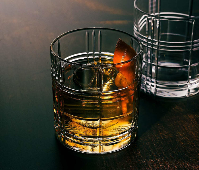 Verona Double Old Fashioned Low Tumbler Glass Set: Vidivi - lollygag