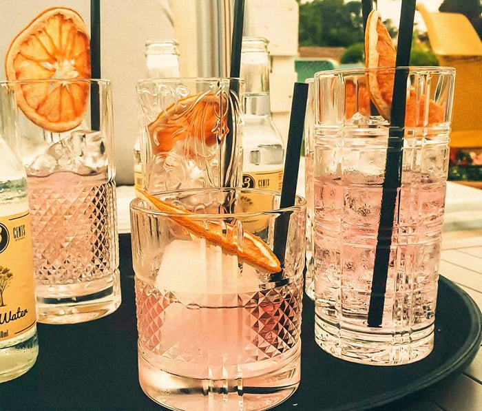 Verona Tartan Plaid Highball/ Tall Tumbler Glasses: Vidivi - lollygag