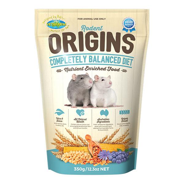 Vetafarm Rodent Origins Small Animal Food 350g-Habitat Pet Supplies