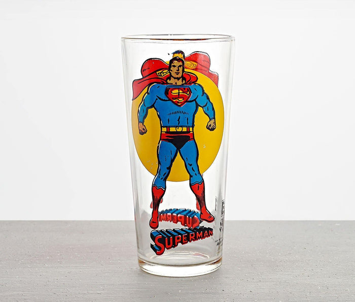 Superman Pepsi Super Series Tall Glass - Vintage - lollygag