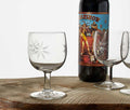 Vintage MCM Atomic Starburst Wine Glass Set - lollygag