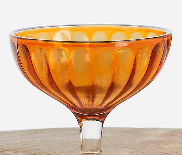 Vintage Golden Coupe Glass - lollygag