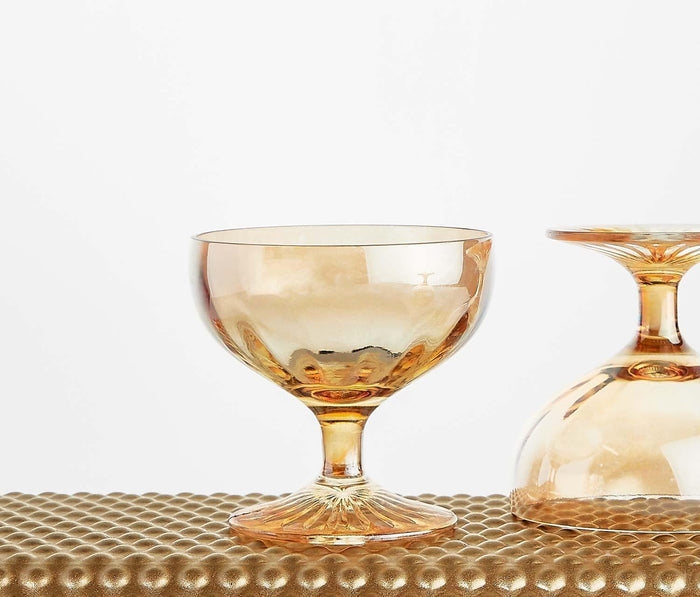 Vintage Fostoria Champagne Coupe Glasses - lollygag