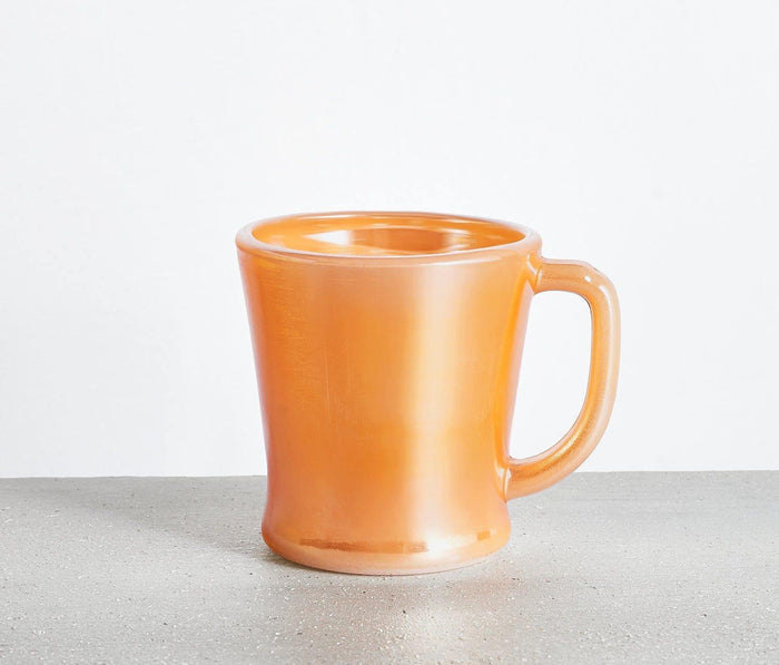 Fire King Peach Lustre Coffee Mugs Set of 3 - lollygag