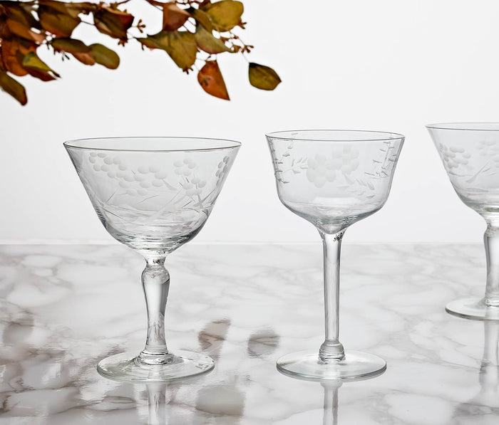 Nick &amp; Nora and 2 Cordial Glasses - Lollygag