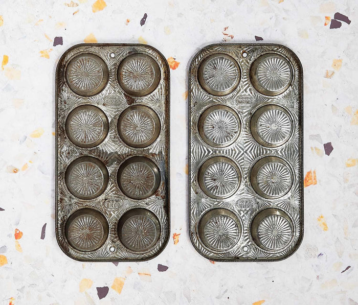 Vintage Starburst Mini Muffin Pan