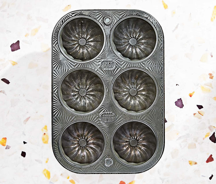 Ekco Vintage Starburst Fluted  6 Cup - lollygag