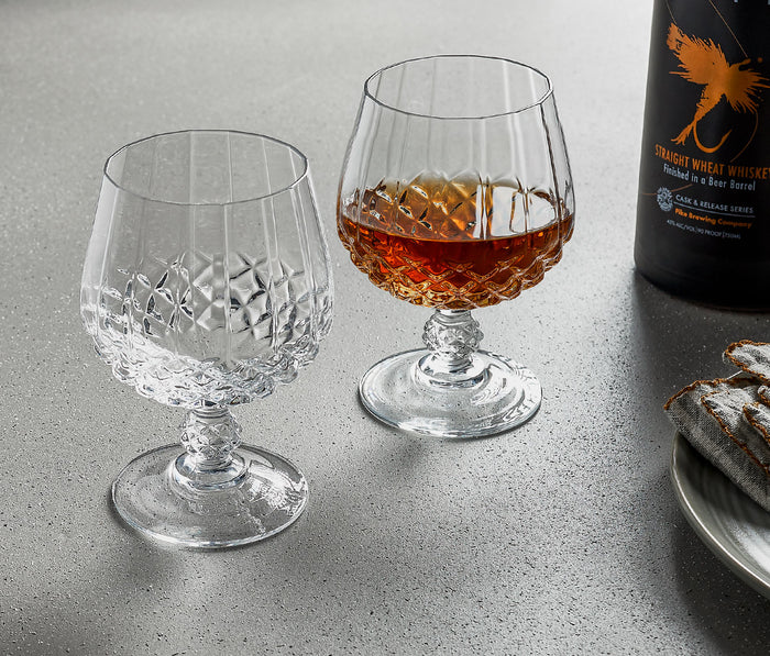 Vintage Vivien Longchamp- Cristal Brandy Glasses Set - Lollygag